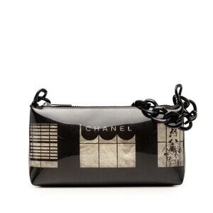 Pre-Loved Chanel Vinyl Coco Window Pochette